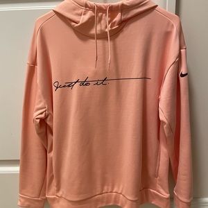BNWOT Nike Just Do It Hoodie Light Pink Medium M